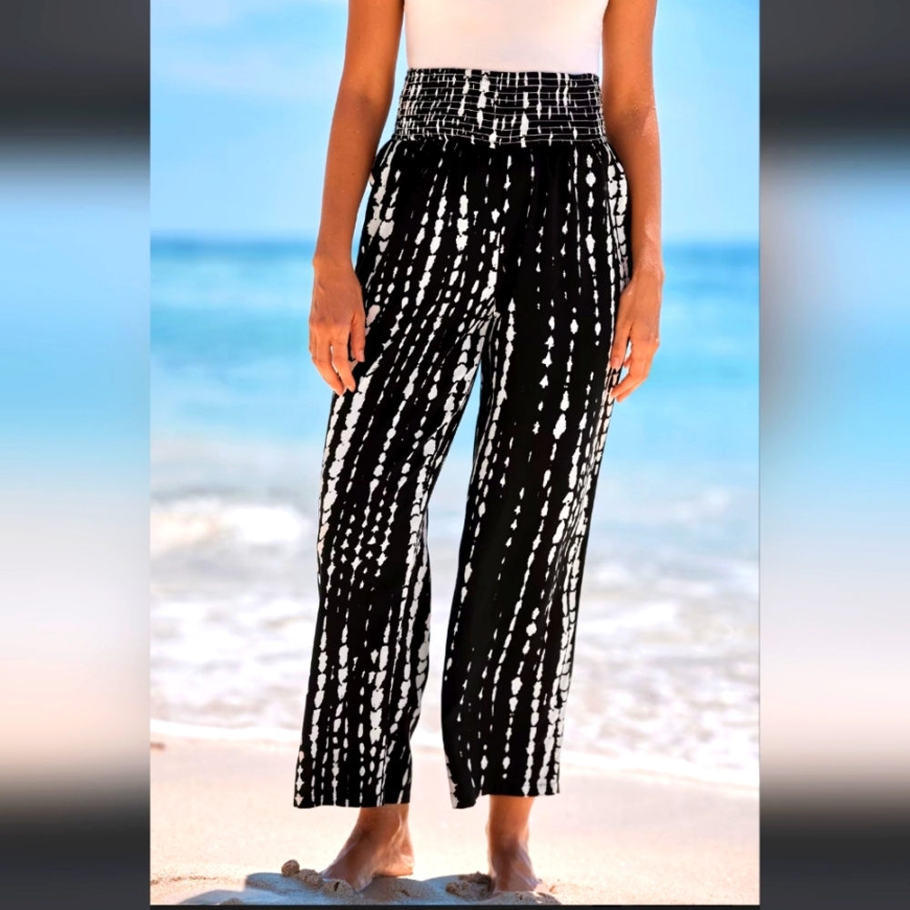 Cupshe smock waist pants sz small